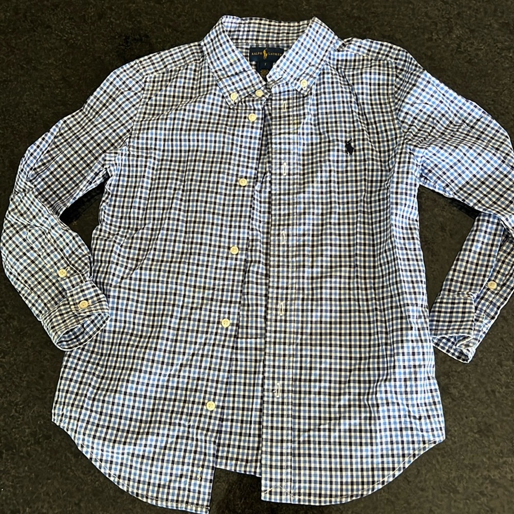 Ralph Lauren button down. Size 7. Worn once!